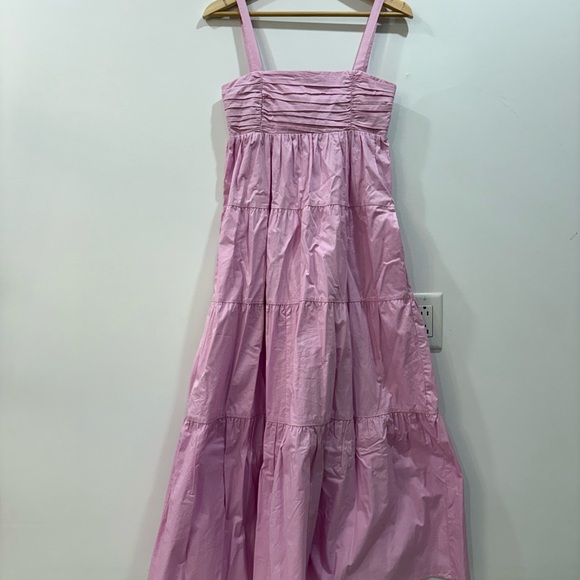 Pink Ruffle Maxi Dress - Picture 1 of 1